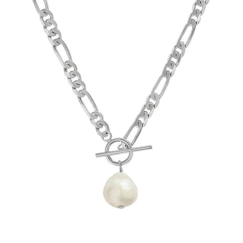 Silver-Pearl-Necklaces OPHRASTUDIO