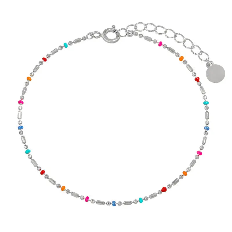 Silver-Bead-Bracelet OPHRASTUDIO