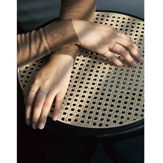 Ophra Plain Band Silver Stacking Ring