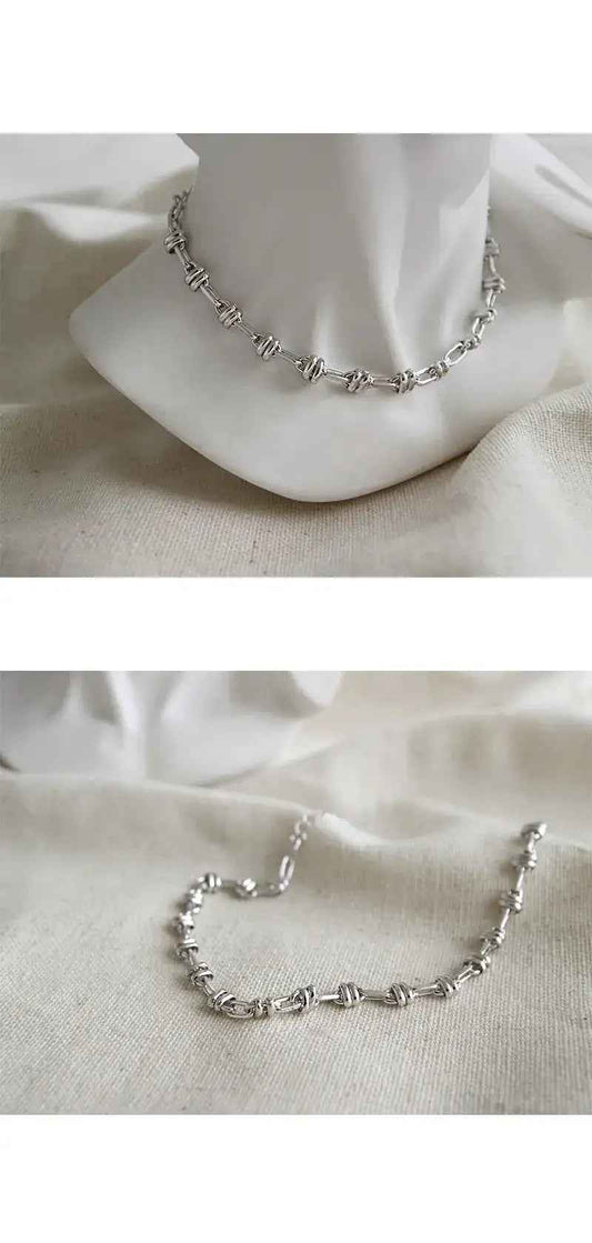 Selene's Minimalist Silver Chain Bracelet