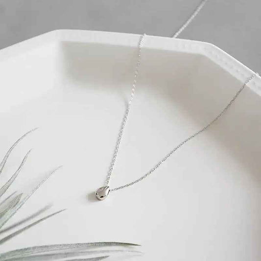 Calypso's Water Drop Silver Pendant Necklace