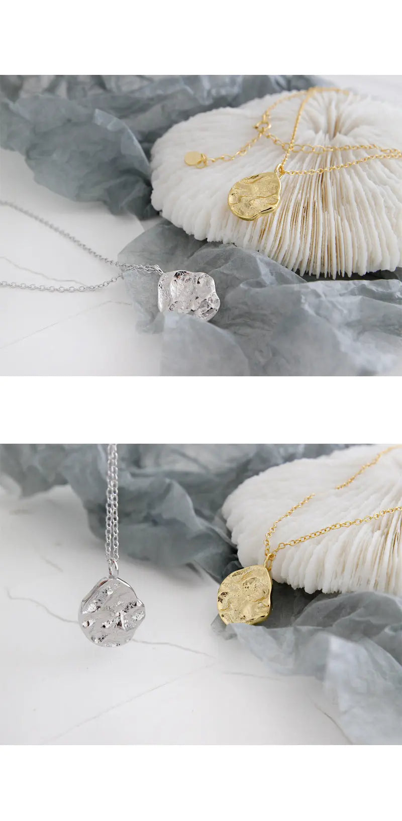 IRREGULAR ROCK CLAVICLE NECKLACE - OPHRASTUDIO