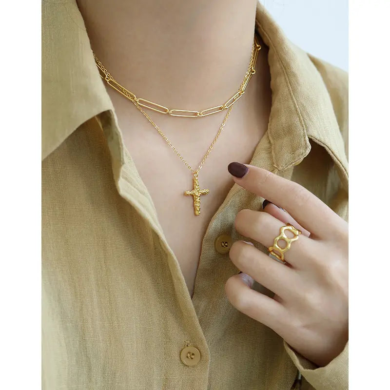 FREYA'S CHAIN CHOKER SILVER NECKLACE - OPHRASTUDIO