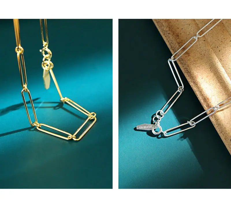 FREYA'S CHAIN CHOKER SILVER NECKLACE - OPHRASTUDIO