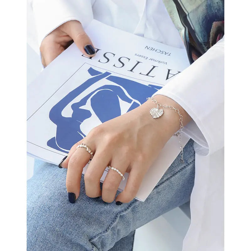 BAROQUE PEARL CHAIN RING - OPHRASTUDIO