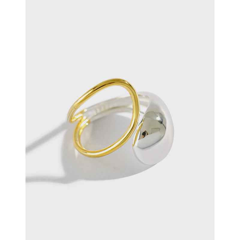 Luna's Wide Face Silver Statement Ring