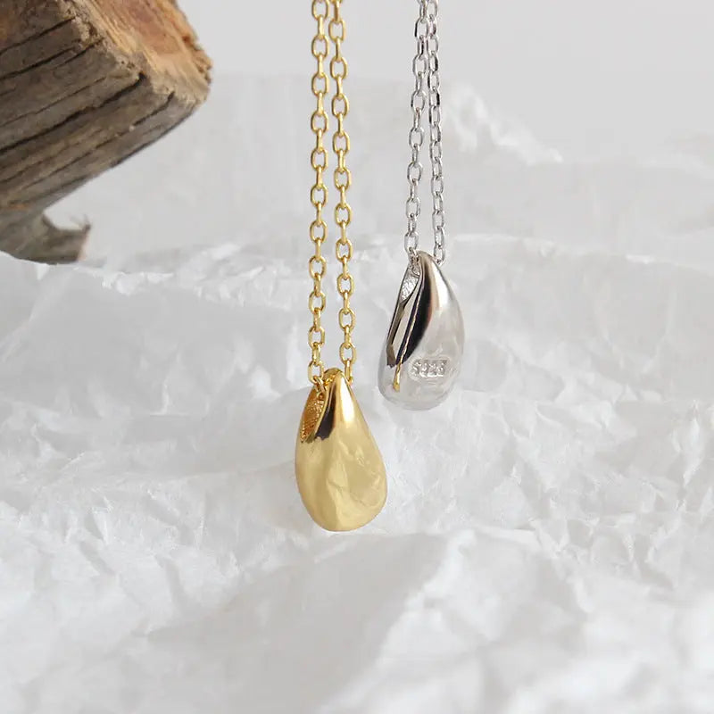 WATER DROP PENDANT NECKLACE - OPHRASTUDIO