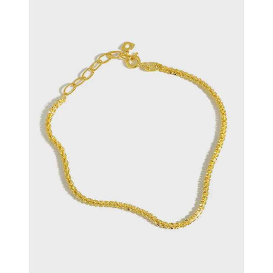 Stella's Gypsy Star Silver Chain Bracelet