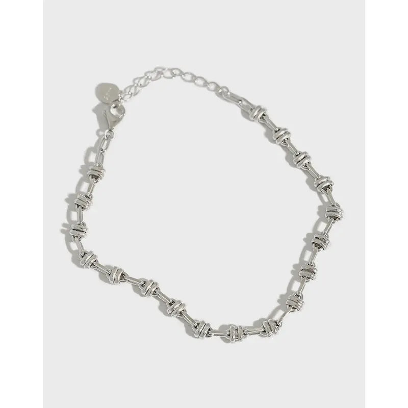 SELENE'S MINIMALIST SILVER BRACELET - OPHRASTUDIO