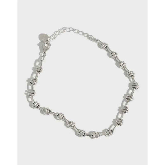 Selene's Minimalist Silver Chain Bracelet