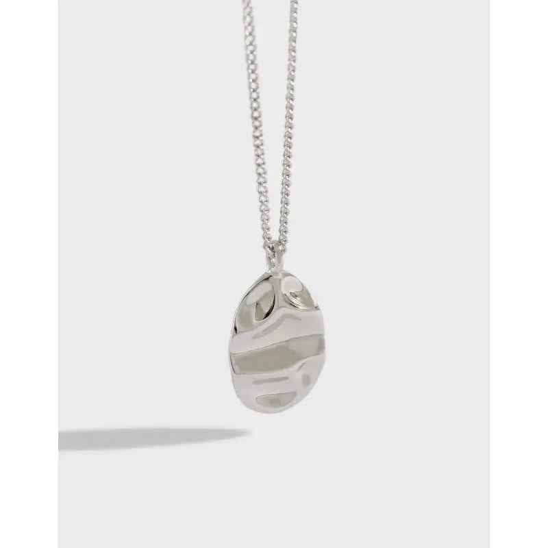 Ethereal Breeze Silver Pendant Necklace