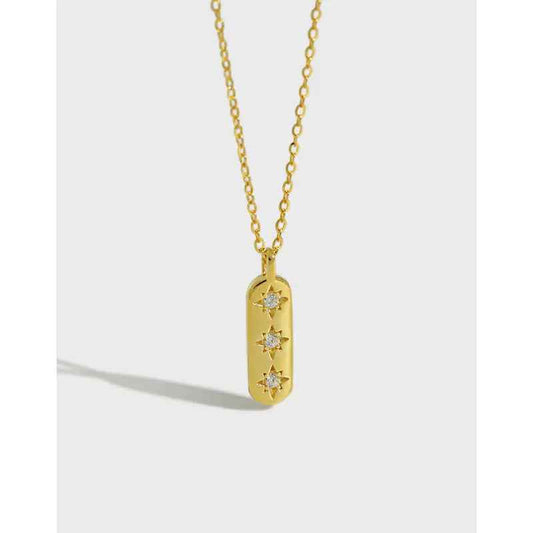 Celestia's Star Silver Pendant Necklace