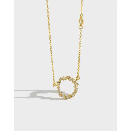 Calliope's Halo Silver Chain Necklace