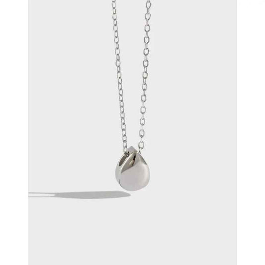 Calypso's Water Drop Silver Pendant Necklace