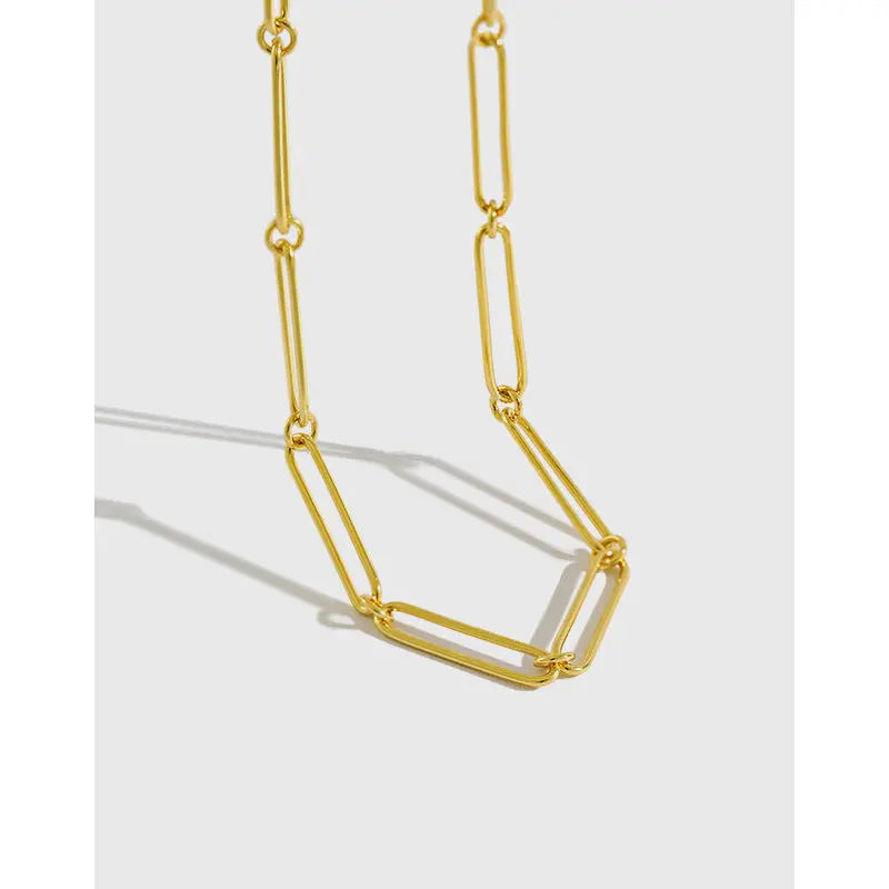 FREYA'S CHAIN CHOKER SILVER NECKLACE - OPHRASTUDIO