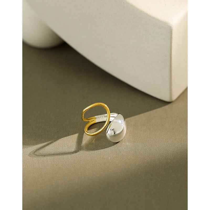 Luna's Wide Face Silver Statement Ring