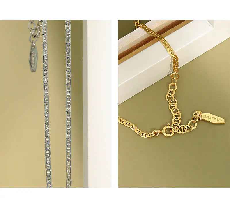 Jessica's Silver Chain Necklace