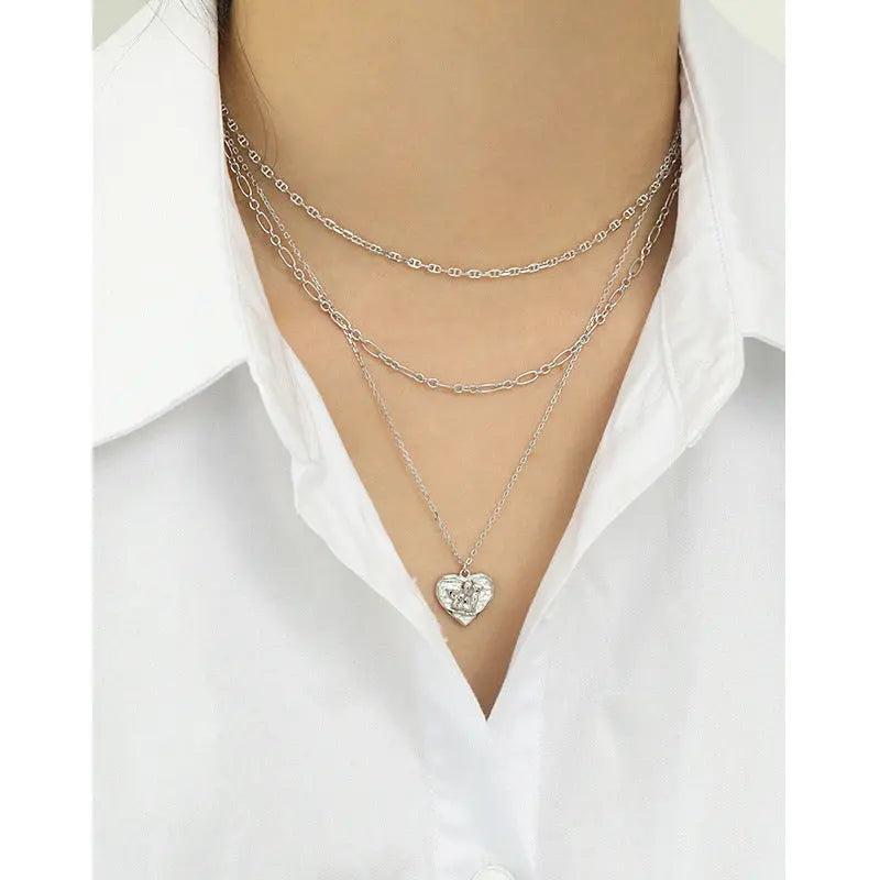 DIANA'S PIG NOSE CHAIN SILVER NECKLACE - OPHRASTUDIO