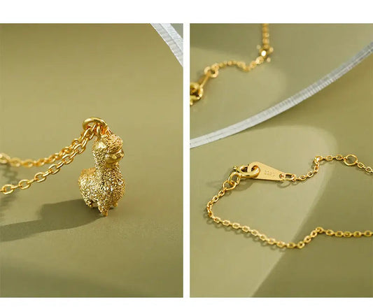 Wghispering Winds Alpaca Silver Pendant Necklace