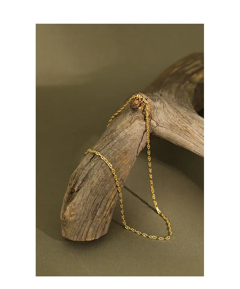 DIANA'S PIG NOSE CHAIN SILVER NECKLACE - OPHRASTUDIO