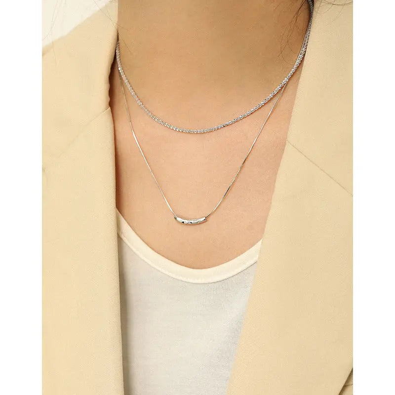 WATER SNAKE BONE NECKLACE - OPHRASTUDIO