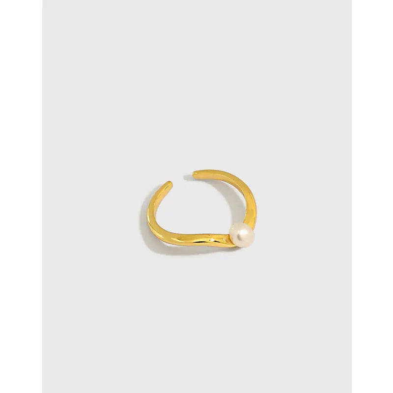 TEMPERAMENT WAVY EAR BUCKLE - OPHRASTUDIO