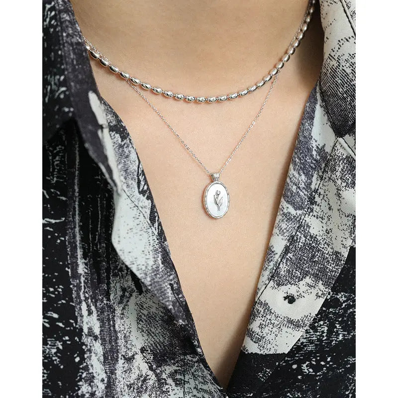 TULIP GRACE NECKLACE - OPHRASTUDIO