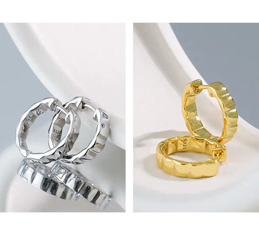 CHOCOLATE PLAID EARRINGS - OPHRASTUDIO