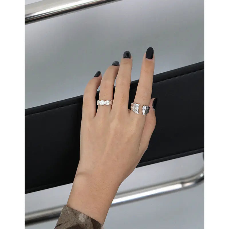 FREYA'S NICHE DESIGN SILVER RING - OPHRASTUDIO