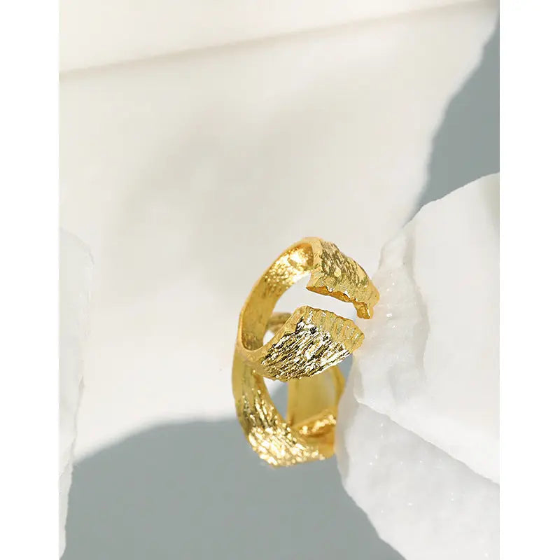 FREYA'S NICHE DESIGN SILVER RING - OPHRASTUDIO