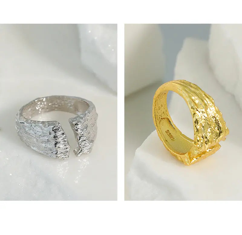 FREYA'S NICHE DESIGN SILVER RING - OPHRASTUDIO