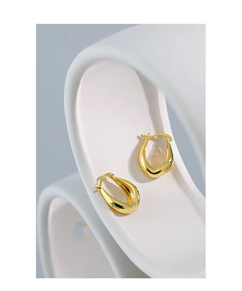 U-SHAPED TEMPERAMENT EARRINGS - OPHRASTUDIO
