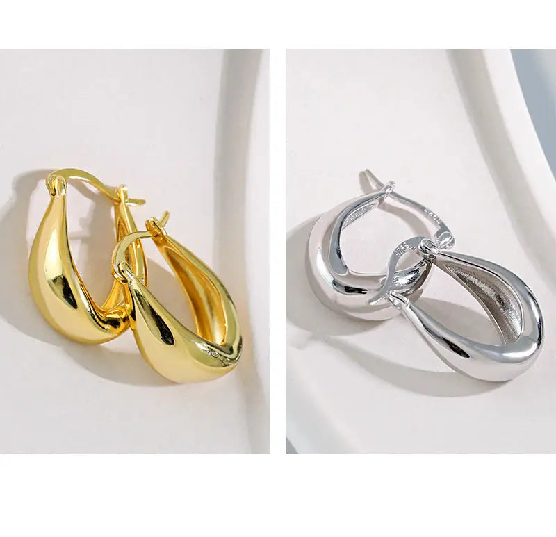 U-SHAPED TEMPERAMENT EARRINGS - OPHRASTUDIO