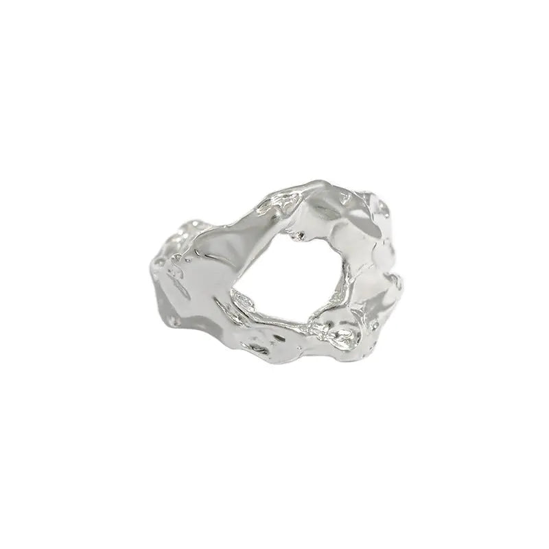 HEKATE'S LAVA SILVER RING - OPHRASTUDIO