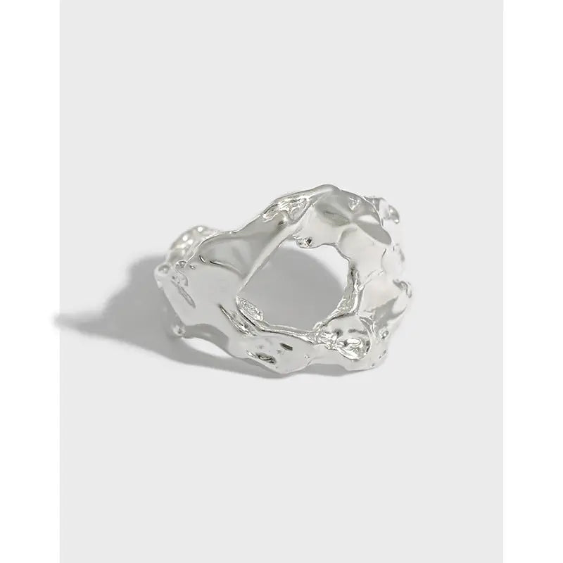 HEKATE'S LAVA SILVER RING - OPHRASTUDIO