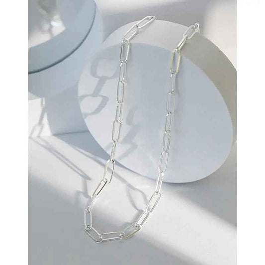 Athena's Silver Chain Necklace