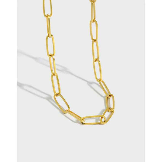 Athena's Silver Chain Necklace