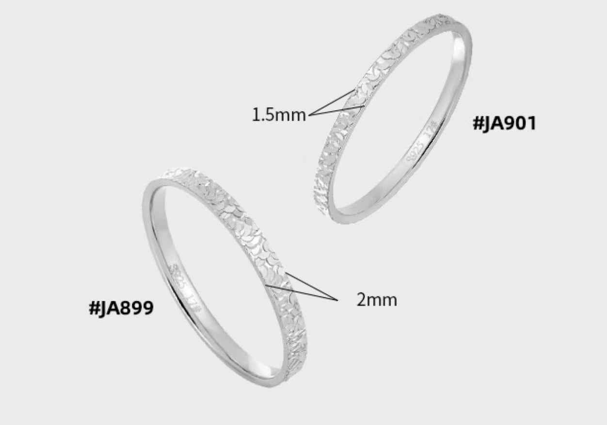 Shattered Sparkle Silver Ring