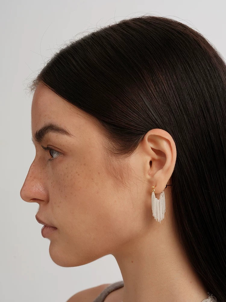 Whisper Tassel Earrings OPHRASTUDIO