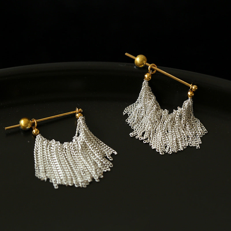 Whisper Tassel Earrings OPHRASTUDIO