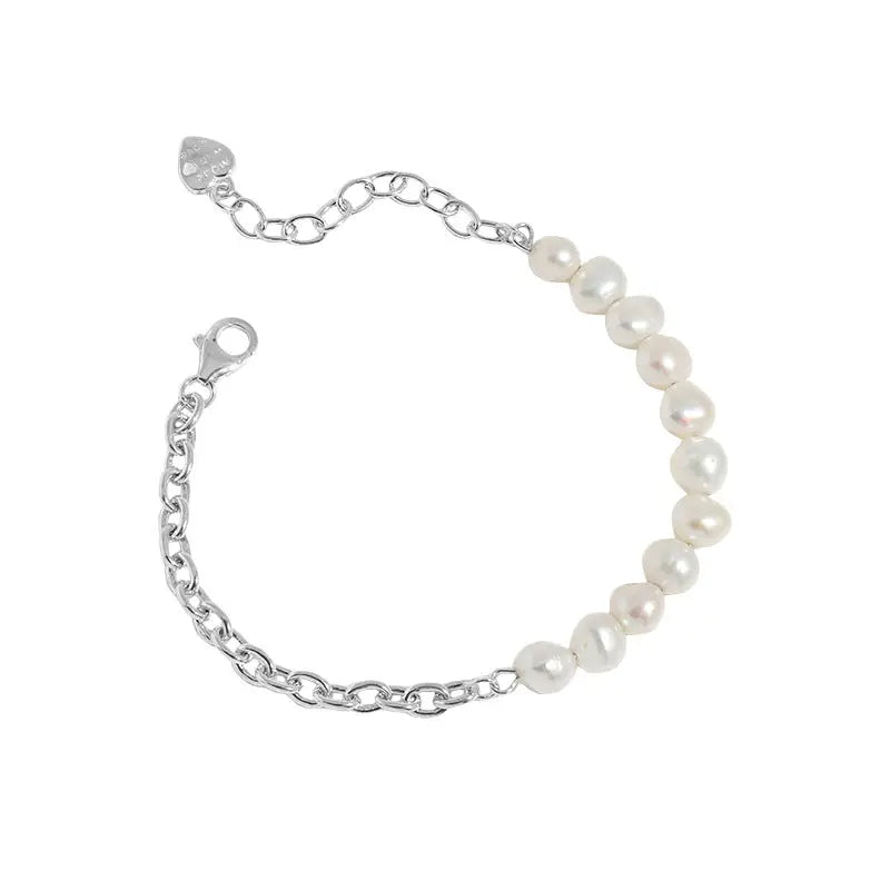 BAROQUE PEARL LUXE CHAIN BRACELET - OPHRASTUDIO