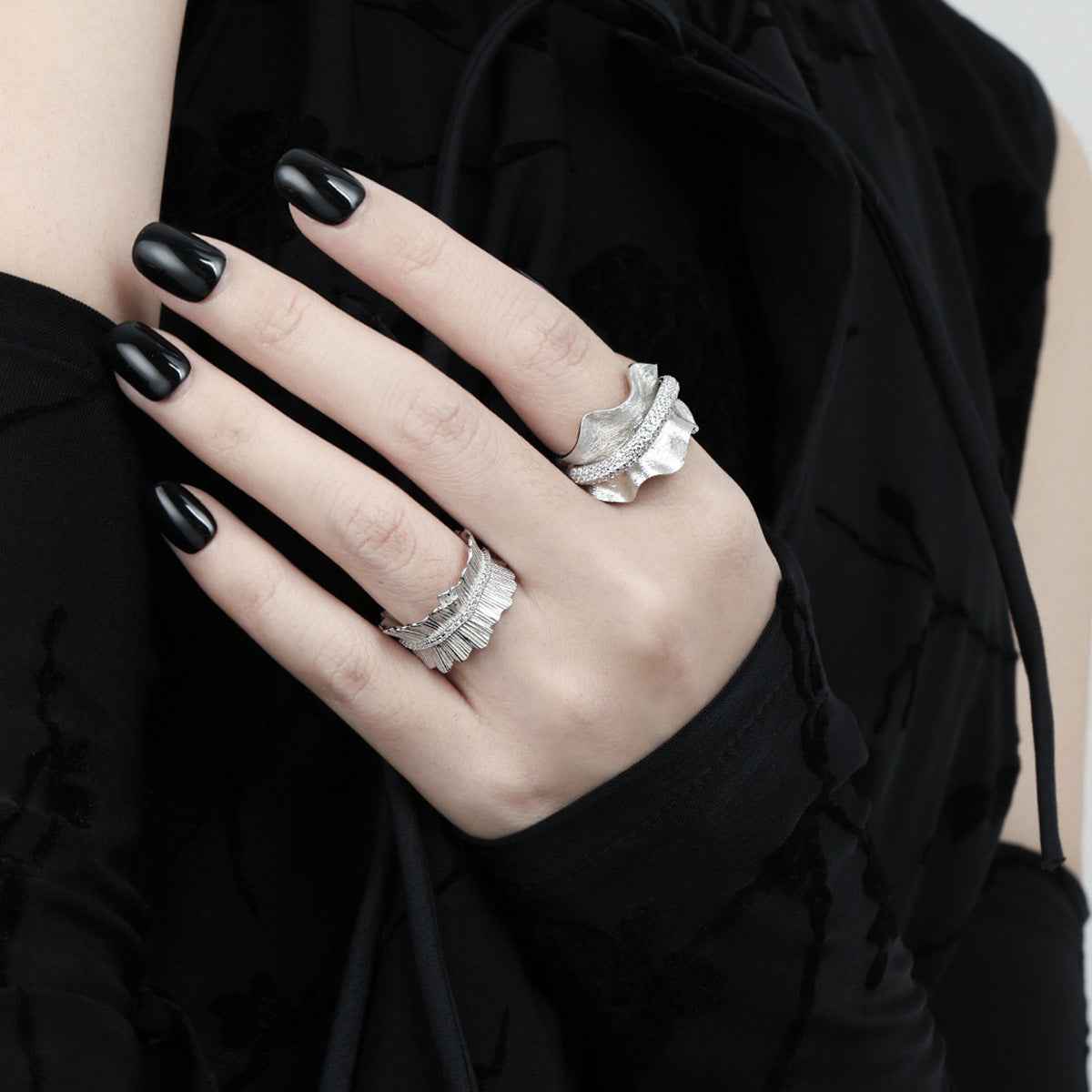 Stella's Silver Statement Ring