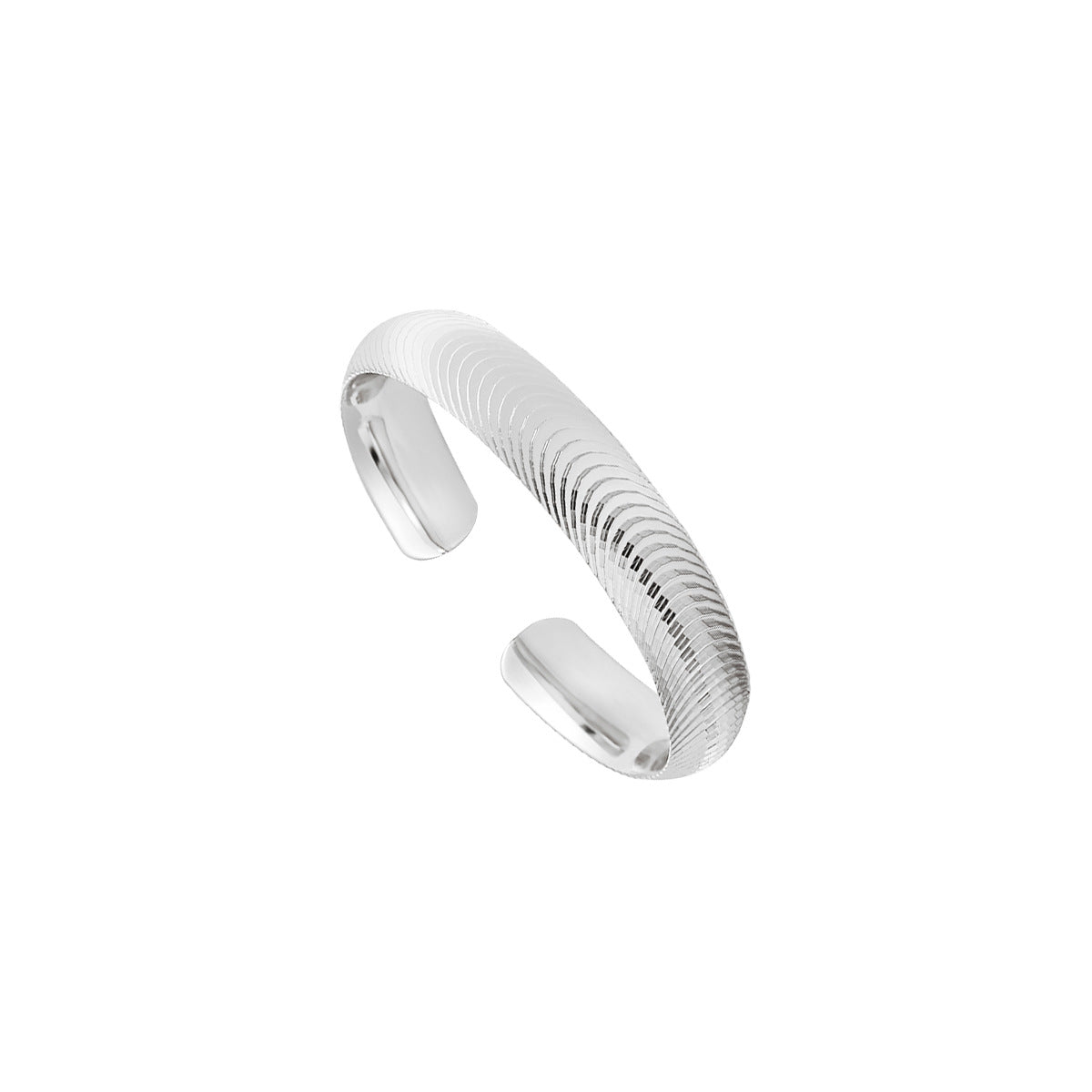WAVEFORM ELEGANCE SILVER RING - OPHRASTUDIO