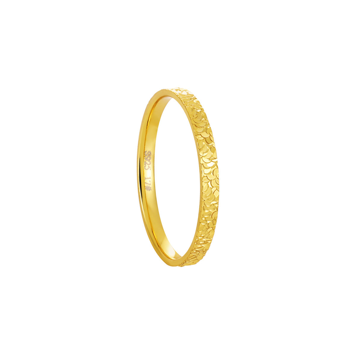 SHATTERED SPARKLE SILVER RING OPHRASTUDIO