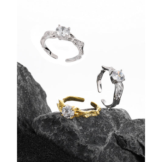 ARIEL'S GLEAM SILVER RING OPHRASTUDIO