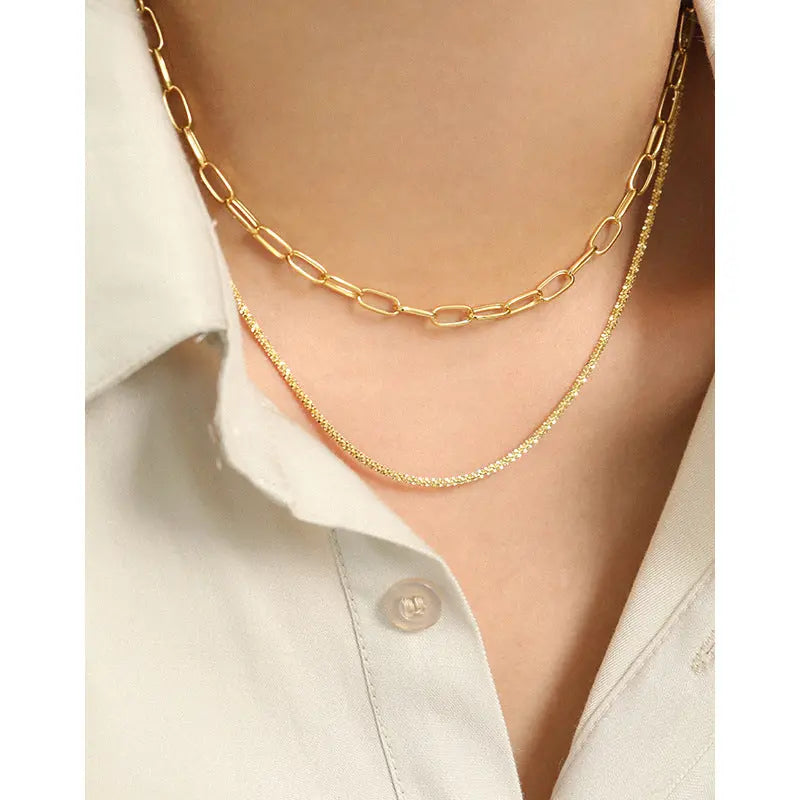 SPARKLING STAR S925 STERLING SILVER NECKLACE - OPHRASTUDIO
