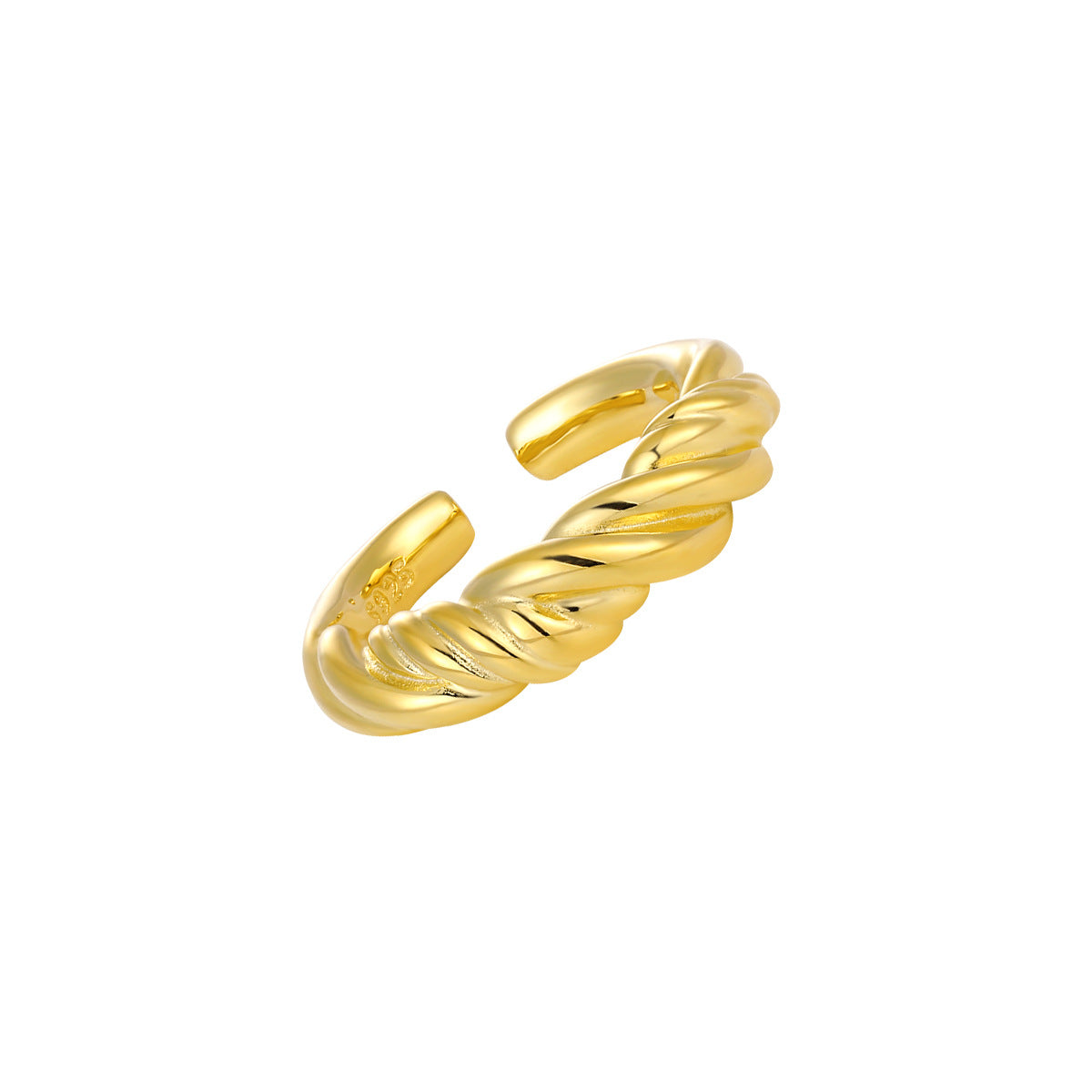 GUINEVERE'S TWIST SILVER RING OPHRASTUDIO