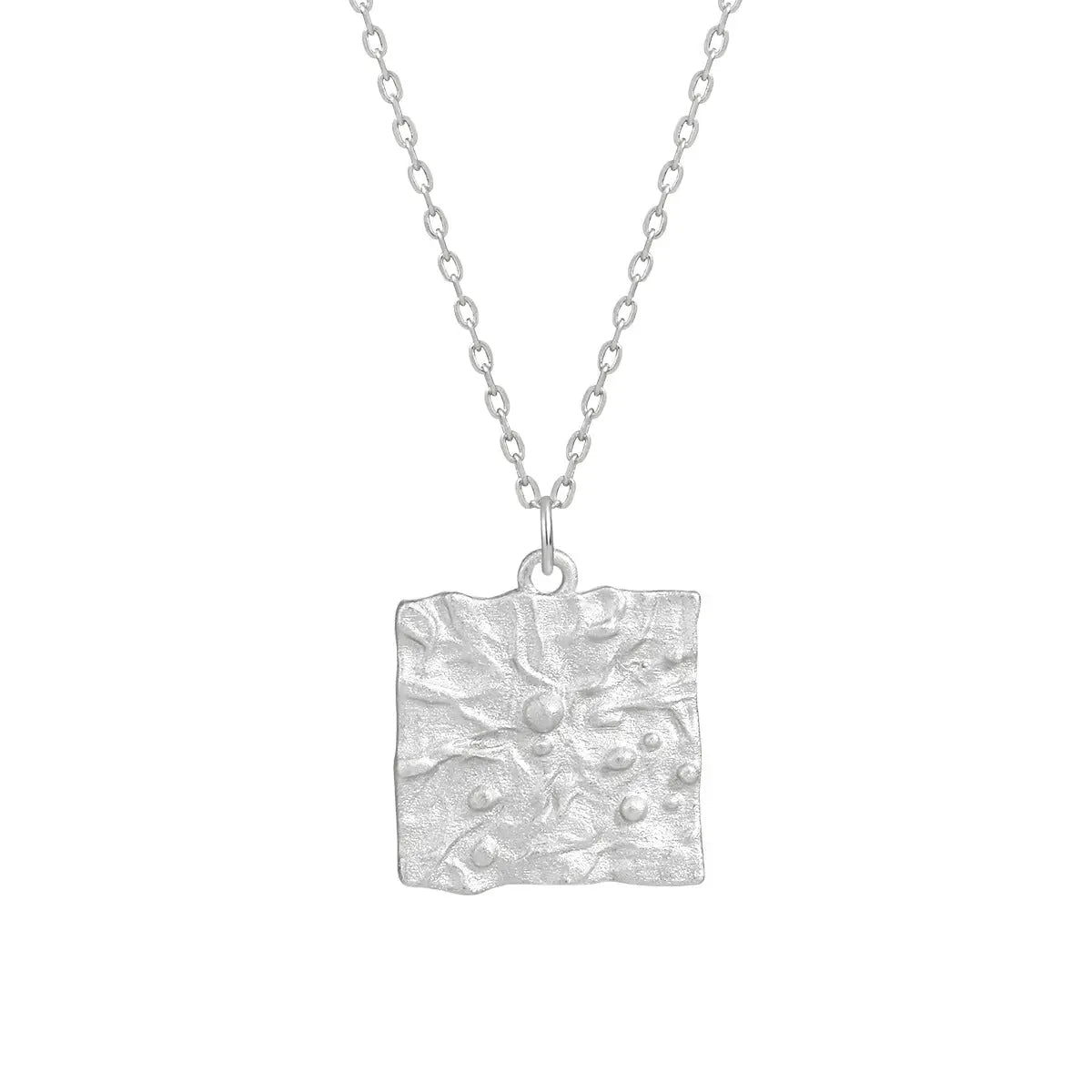 GEOMETRIC SQUARE NECKLACE - OPHRASTUDIO