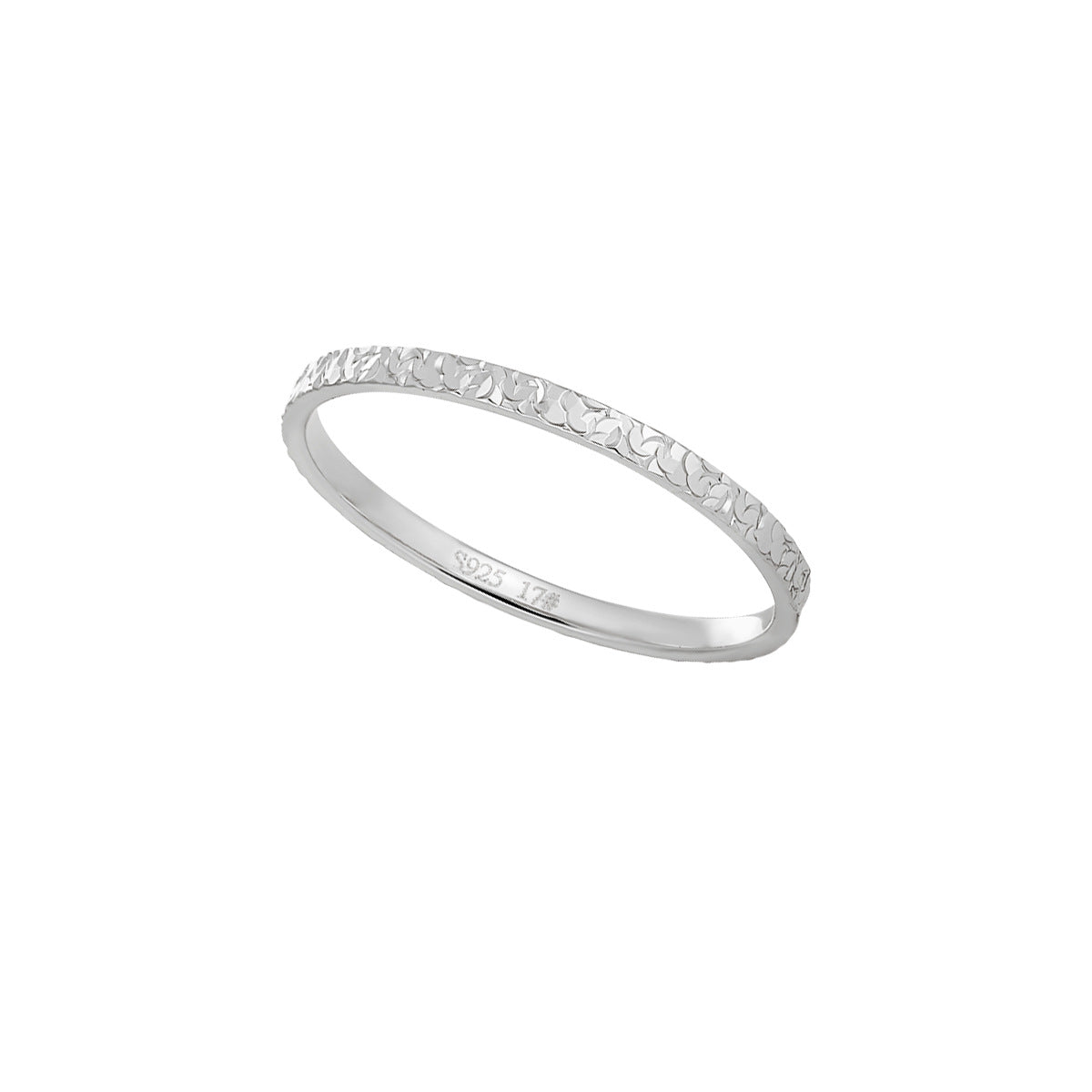 SHATTERED SPARKLE SILVER RING OPHRASTUDIO
