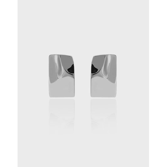 GEOMETRIC SQUARE CONCAVE-CONVEX STUDS OPHRASTUDIO
